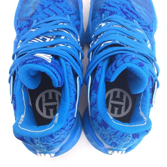 Adidas Harden Vol 4 Bright Blue 2019 Basketball Sneaker Lace up Men\'s 7.5 main image 12